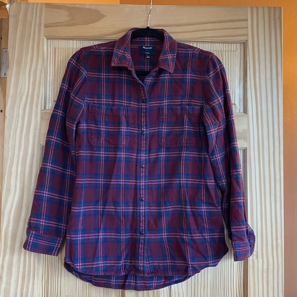 MADEWELL Plaid Flannel Shirt
